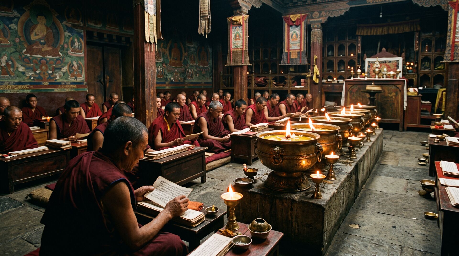 I Monasteri di Sera e Drepung: I Dibattiti dei Monaci e la Vita Monastica