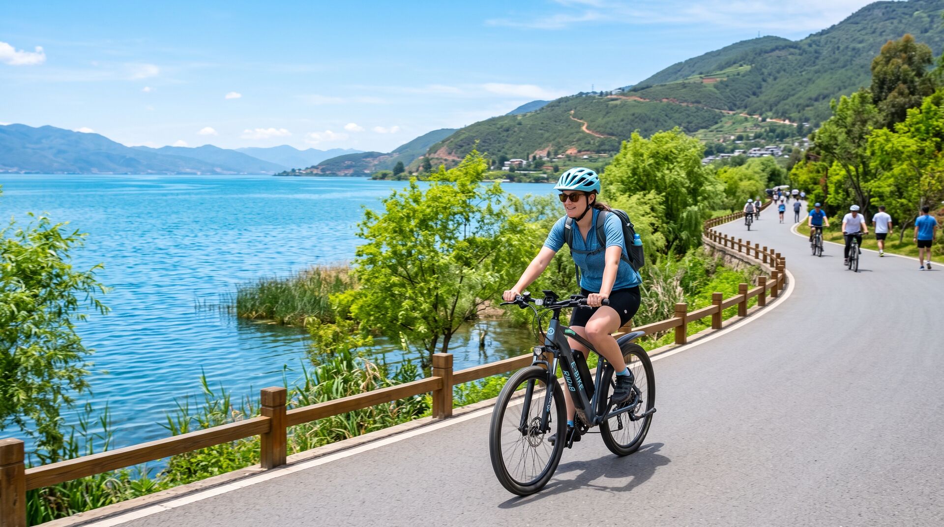 Giro del Lago Erhai in Bici o Scooter e il Borgo di Xizhou