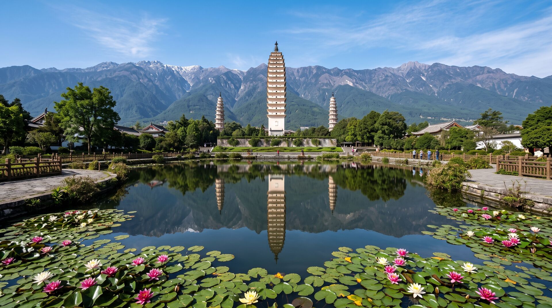 Le Tre Pagode del Tempio Chongsheng e il Centro Storico di Dali