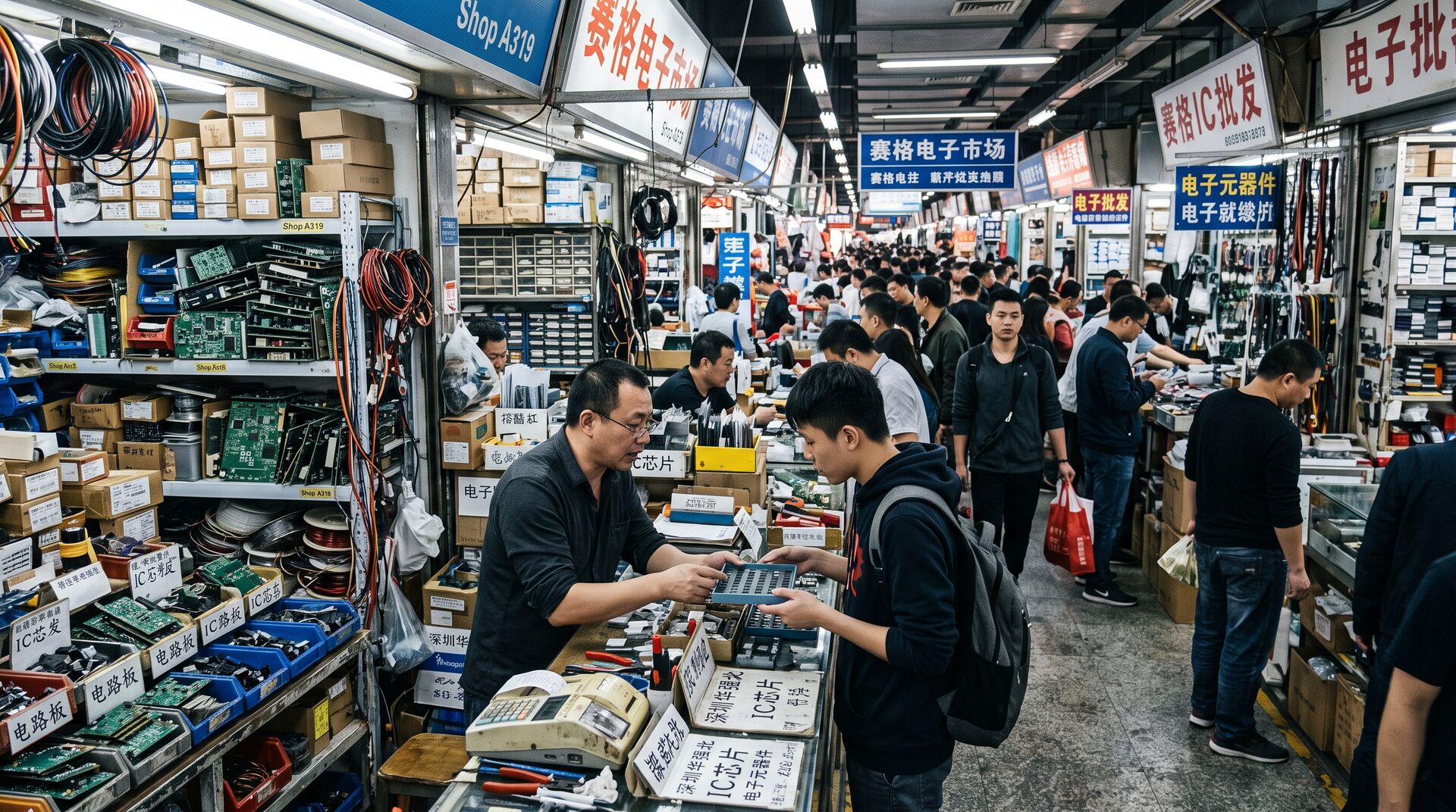 Huaqiangbei a Shenzhen: Il Mercato dell'Elettronica Più Grande al Mondo