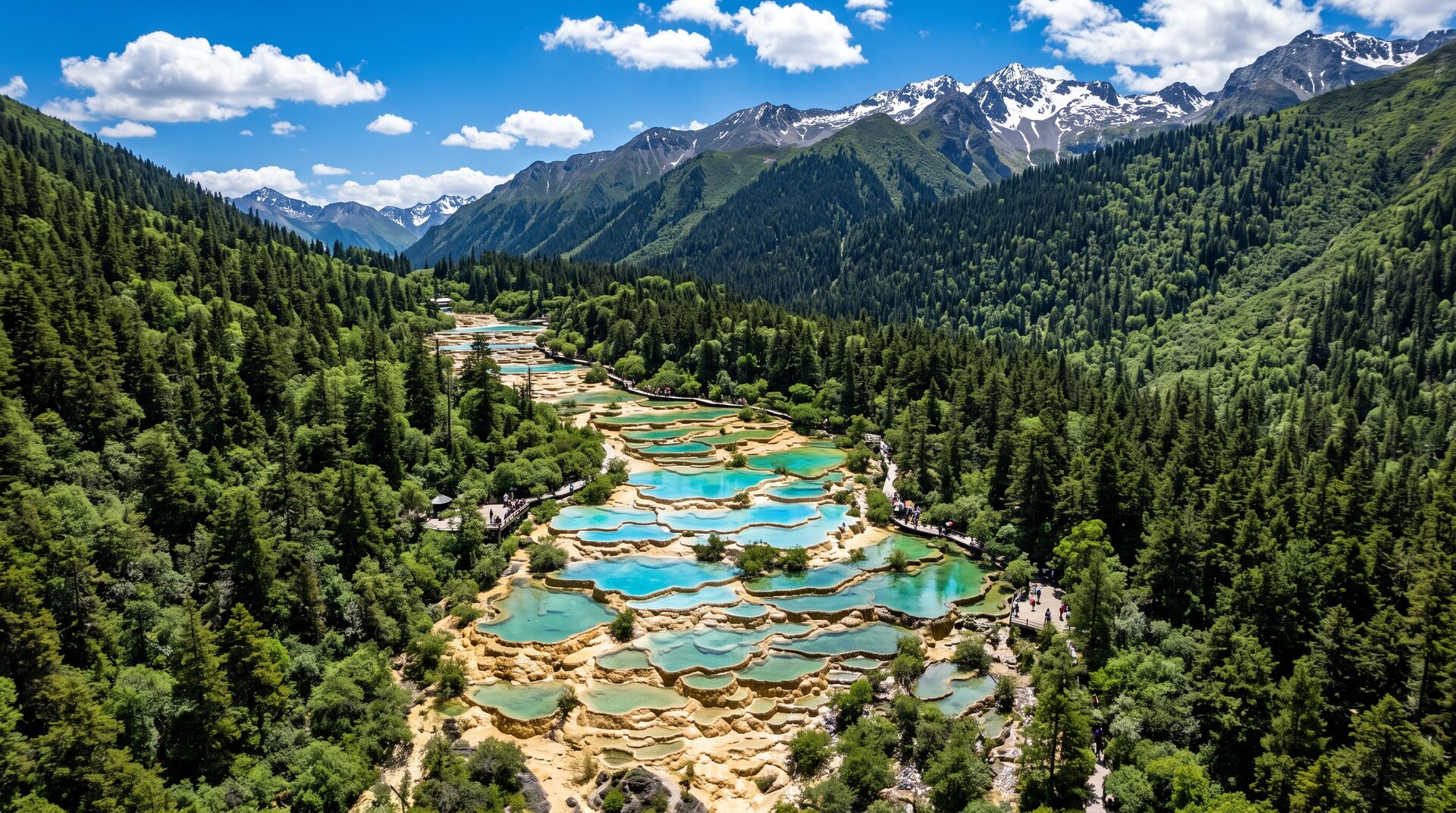 Huanglong: Le Vasche Calcaree Multicolori del Drago Giallo