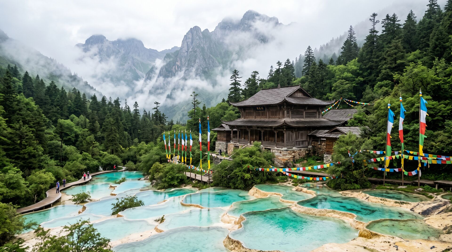 Huanglong: Le Vasche Calcaree Multicolori del Drago Giallo