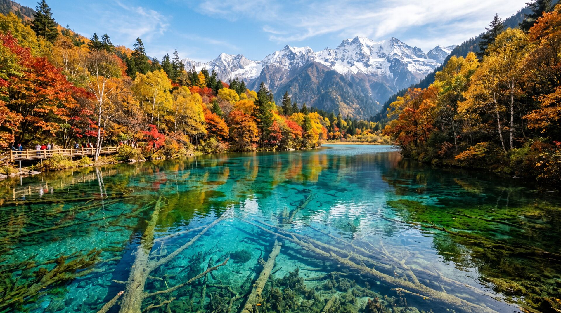 Jiuzhaigou: Il Regno delle Acque Incantate ai Piedi dell'Altopiano Tibetano